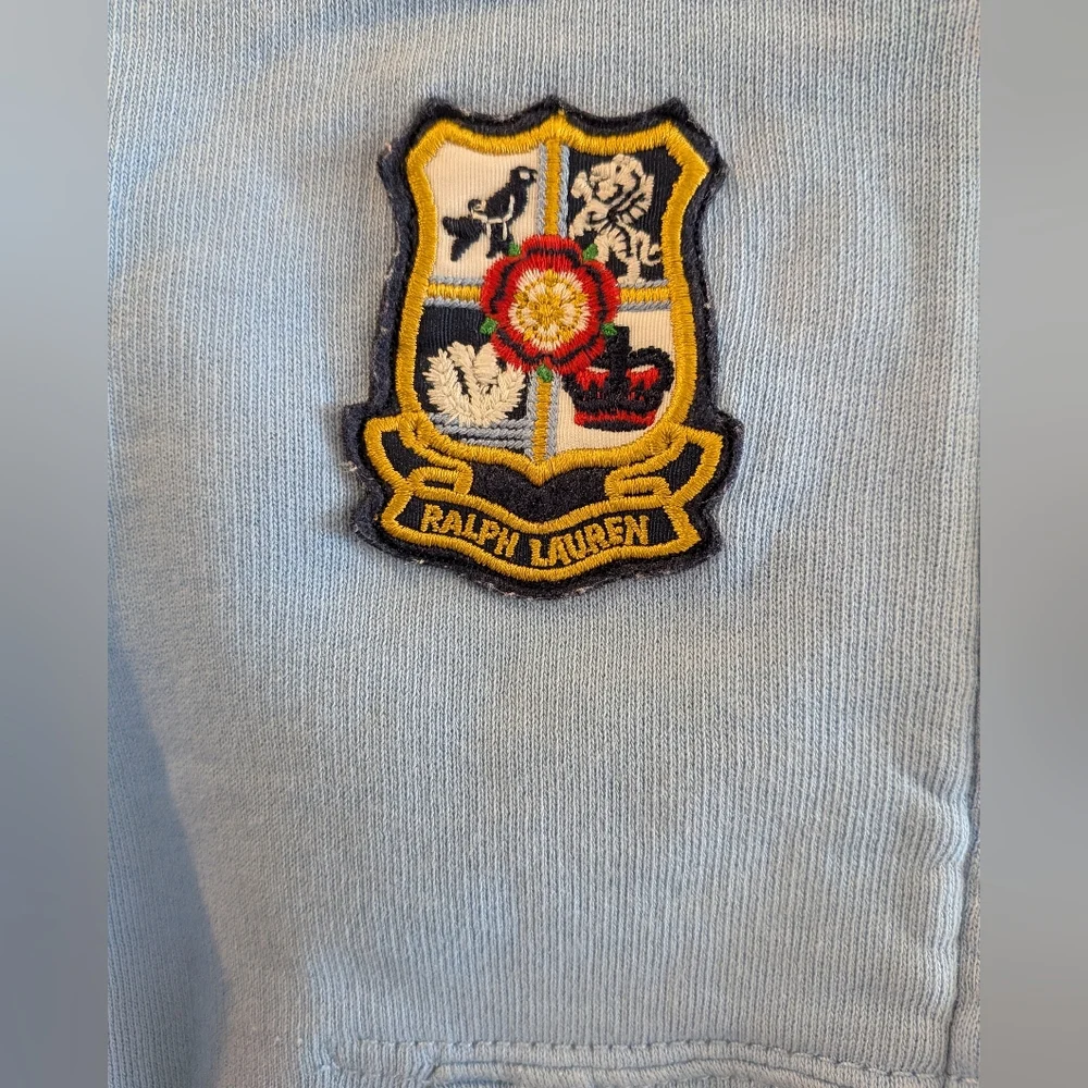Polo Ralph Lauren Infant French Terry Zip Hoodie Big Pony Patch Preppy Size 18M